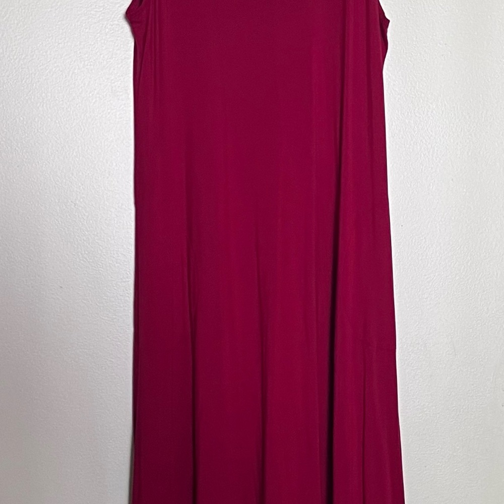 Elegant Sleeveless Red Dress - NWOT